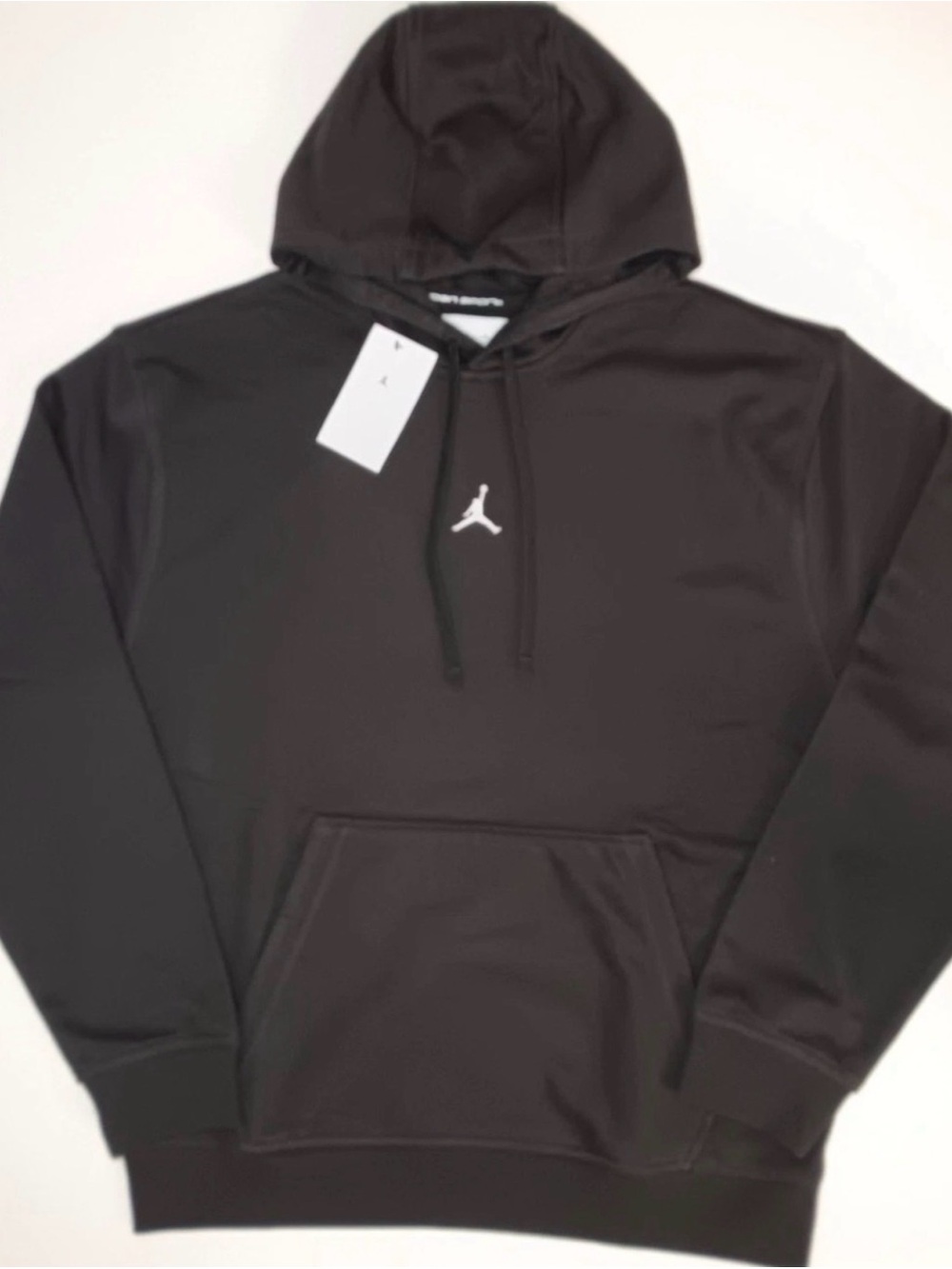 Jordan Black Pullover Hoodie with White Jumpman